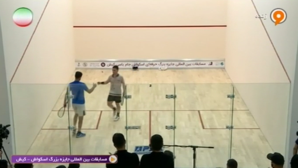 شاملی ، قهرمان مسابقات جایزه بزرگ اسکواش کیش شد