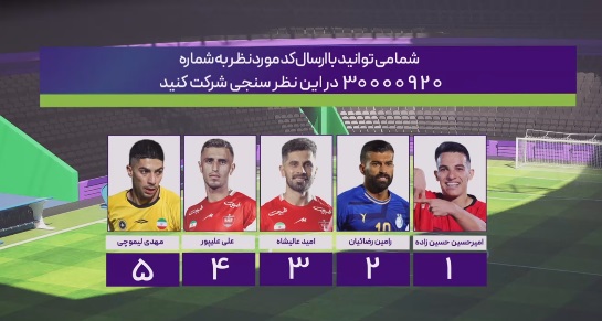 برترین بازیکن لیگ برتر فوتبال در سال 1403 چه کسی است؟