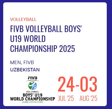 پخش زنده مسابقات والیبال کمتراز 19 سال قهرمانی جهان از شبکه ورزش سیما